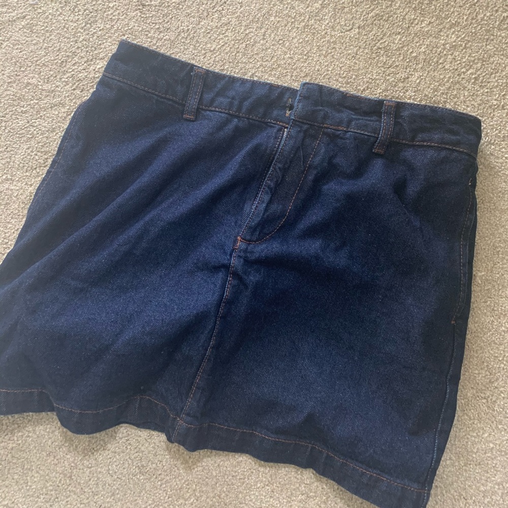 super classy bdg jean skirt!!